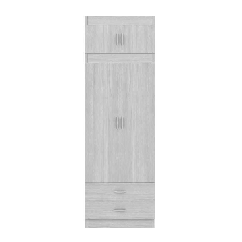 Megafurniture | Quinton 2 Door Open Wardrobe with Top | Open Door Wardrobe