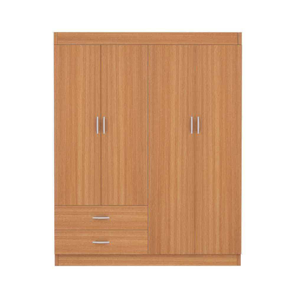 Megafurniture | Quinton 4 Door Open Wardrobe | Open Door Wardrobe