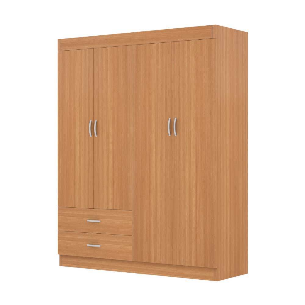 Megafurniture | Quinton 4 Door Open Wardrobe | Open Door Wardrobe