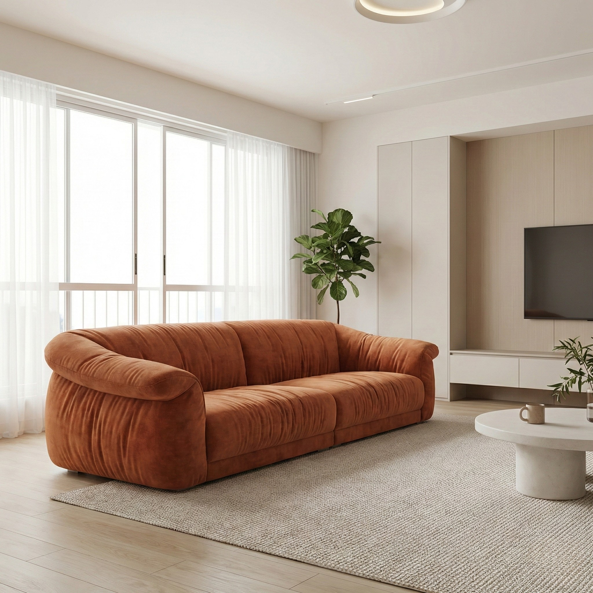 Rei Fabric Sofa