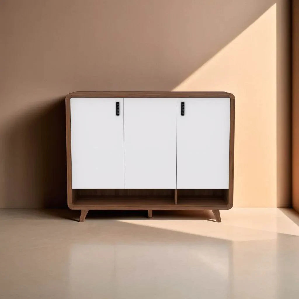 Santo II 3 Door Shoe Cabinet with Digital Lock