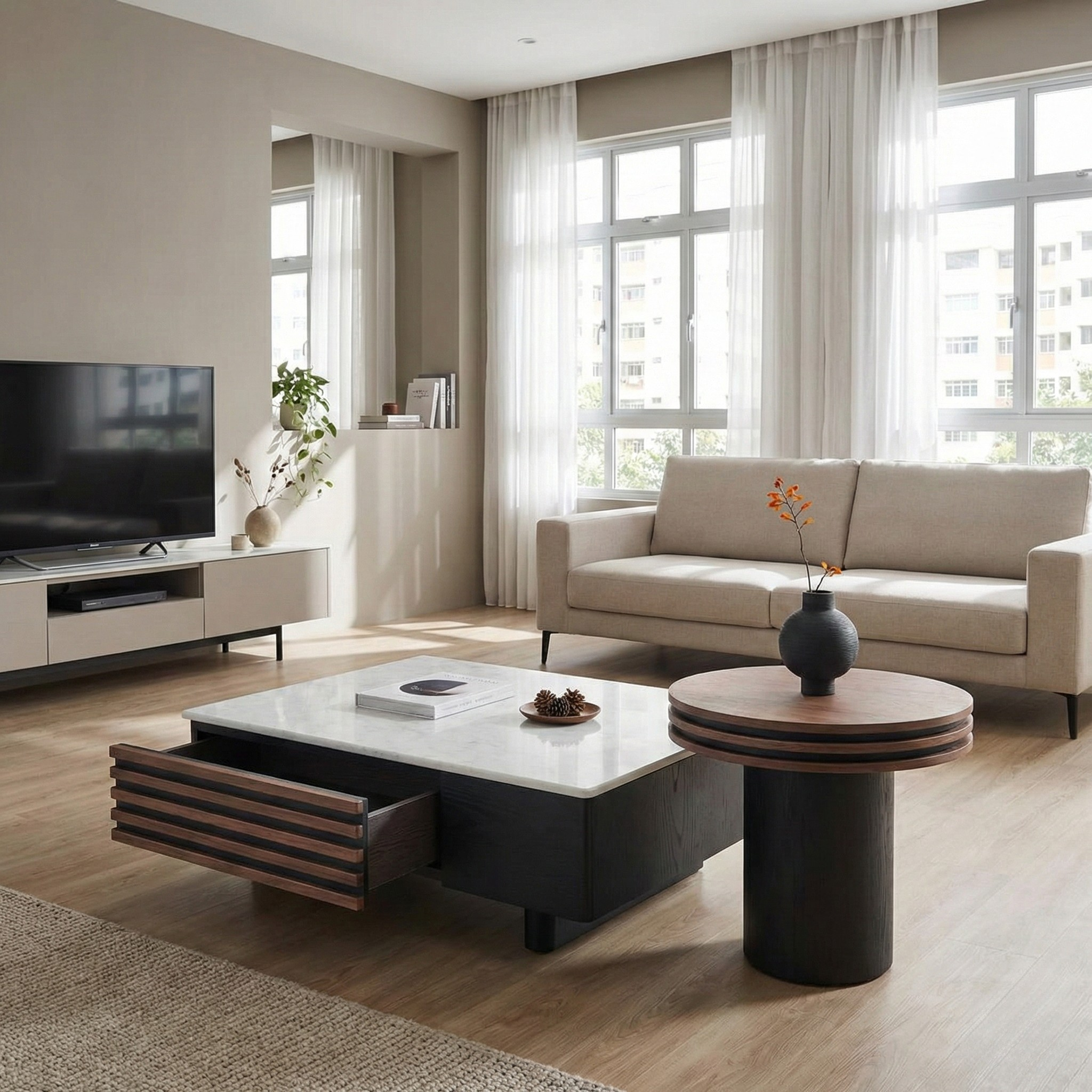 Saunder Coffee Table by Esteller
