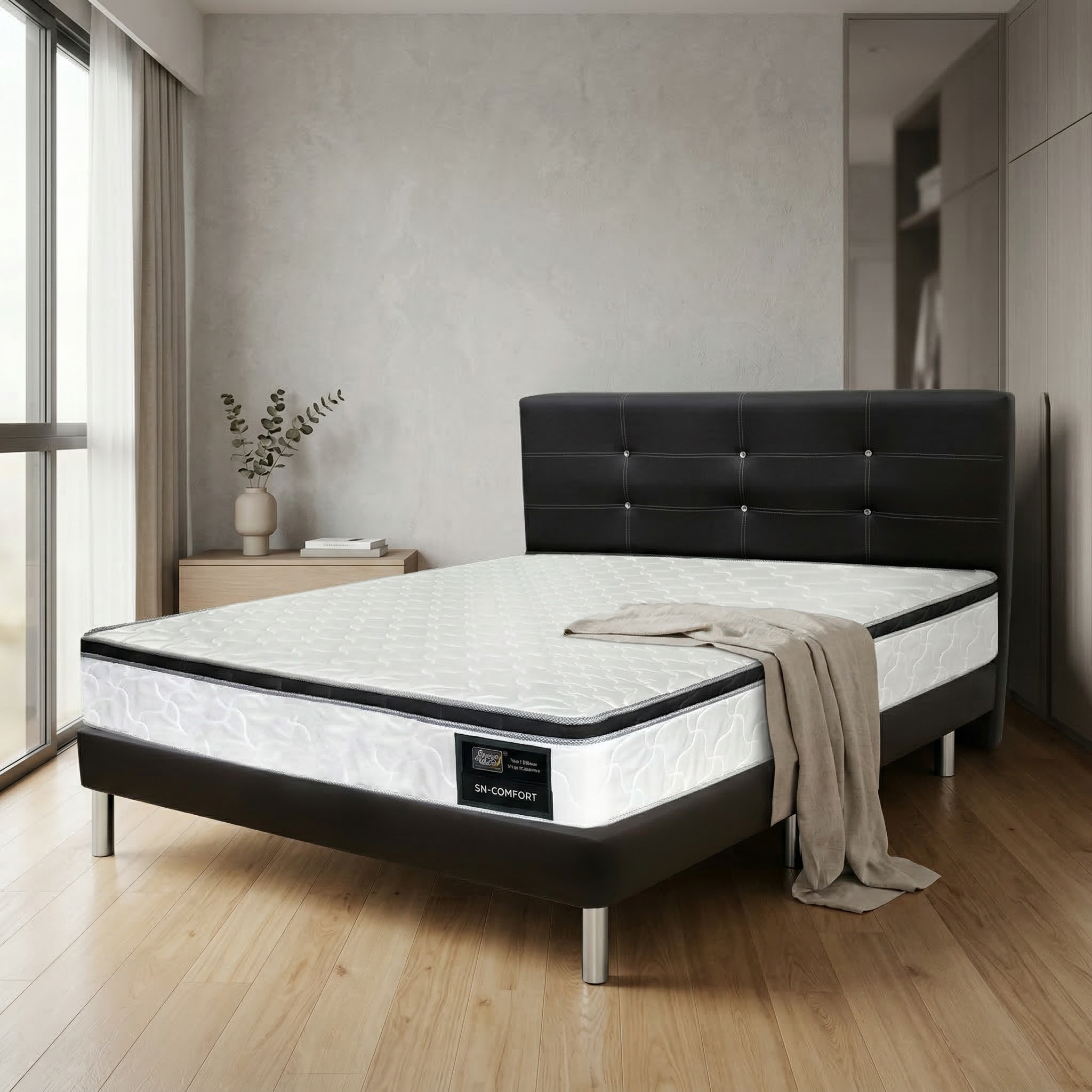 Sleepy Night 9 inch Comfort Spring Mattress
