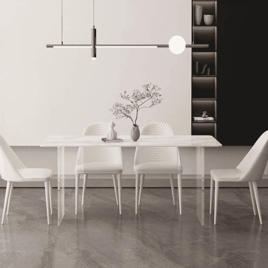 Megafurniture | Tessa Sintered Stone Dining Table | Dining Table