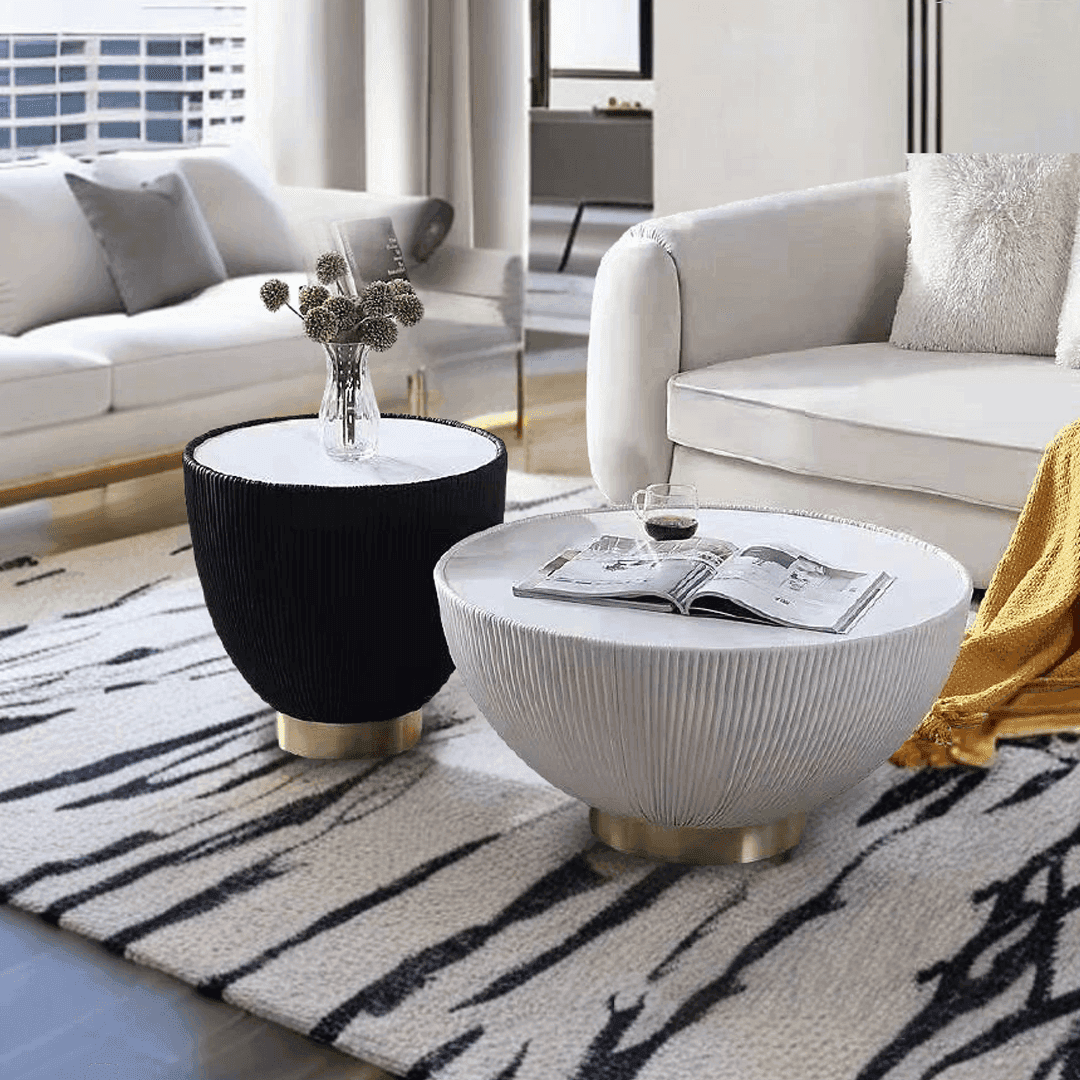 Megafurniture | Thalia Sintered Stone Nesting Coffee Table | Coffee Table