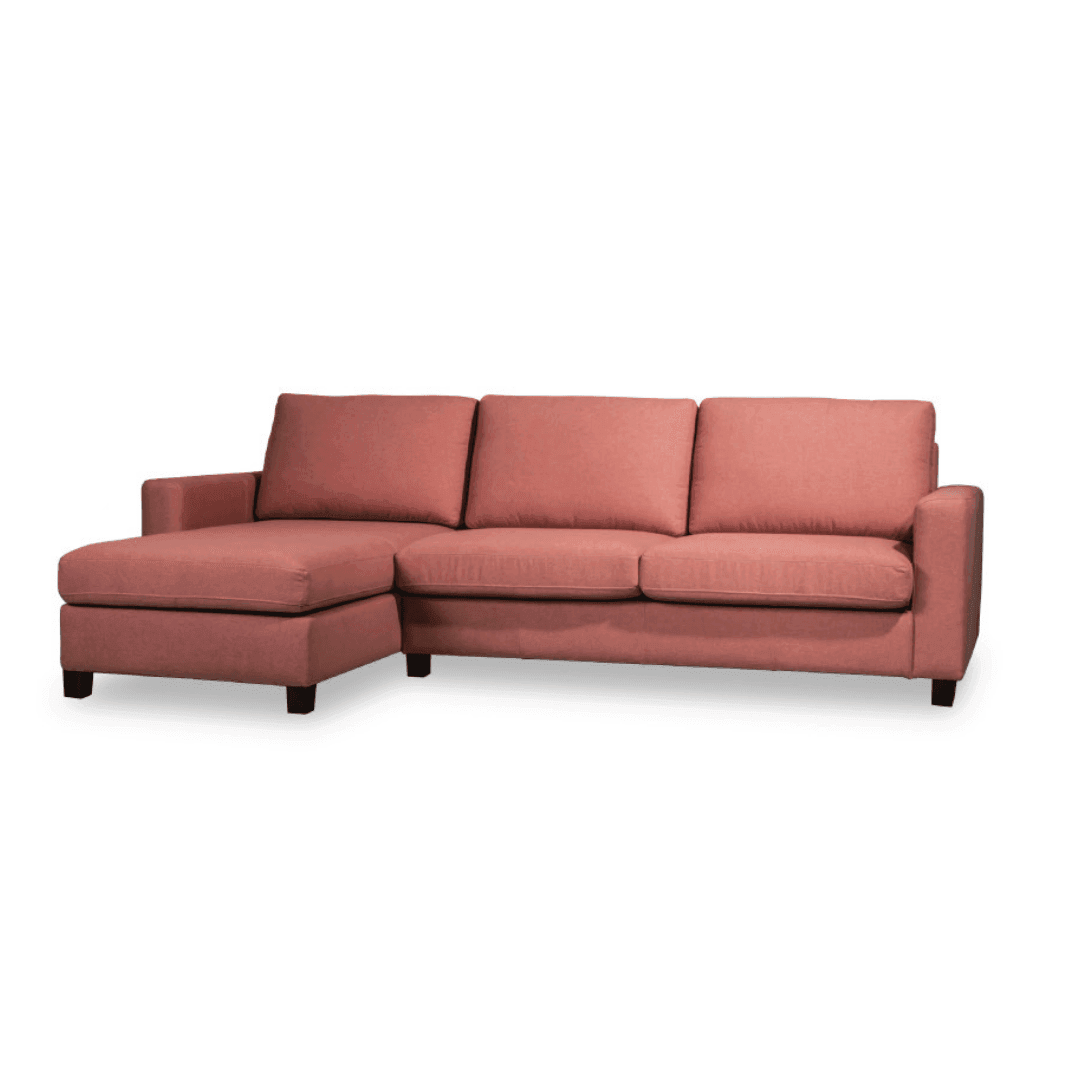 Toshiaki L-Shaped Fabric Storage Sofa Bed