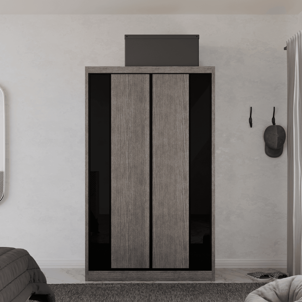 Valkyrie Modular Wardrobe (Black Glass)