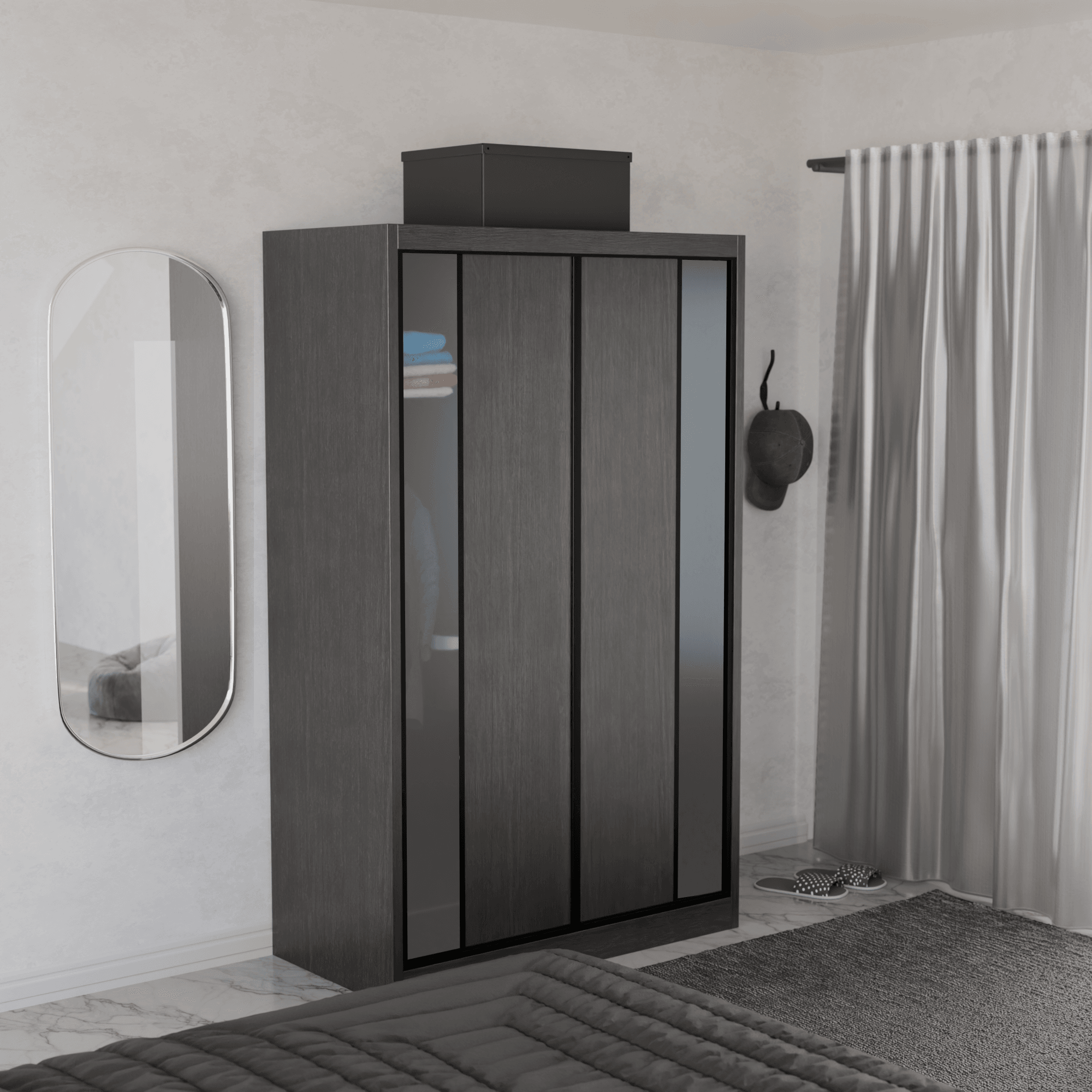 Valkyrie Modular Wardrobe (Frosted Glass)