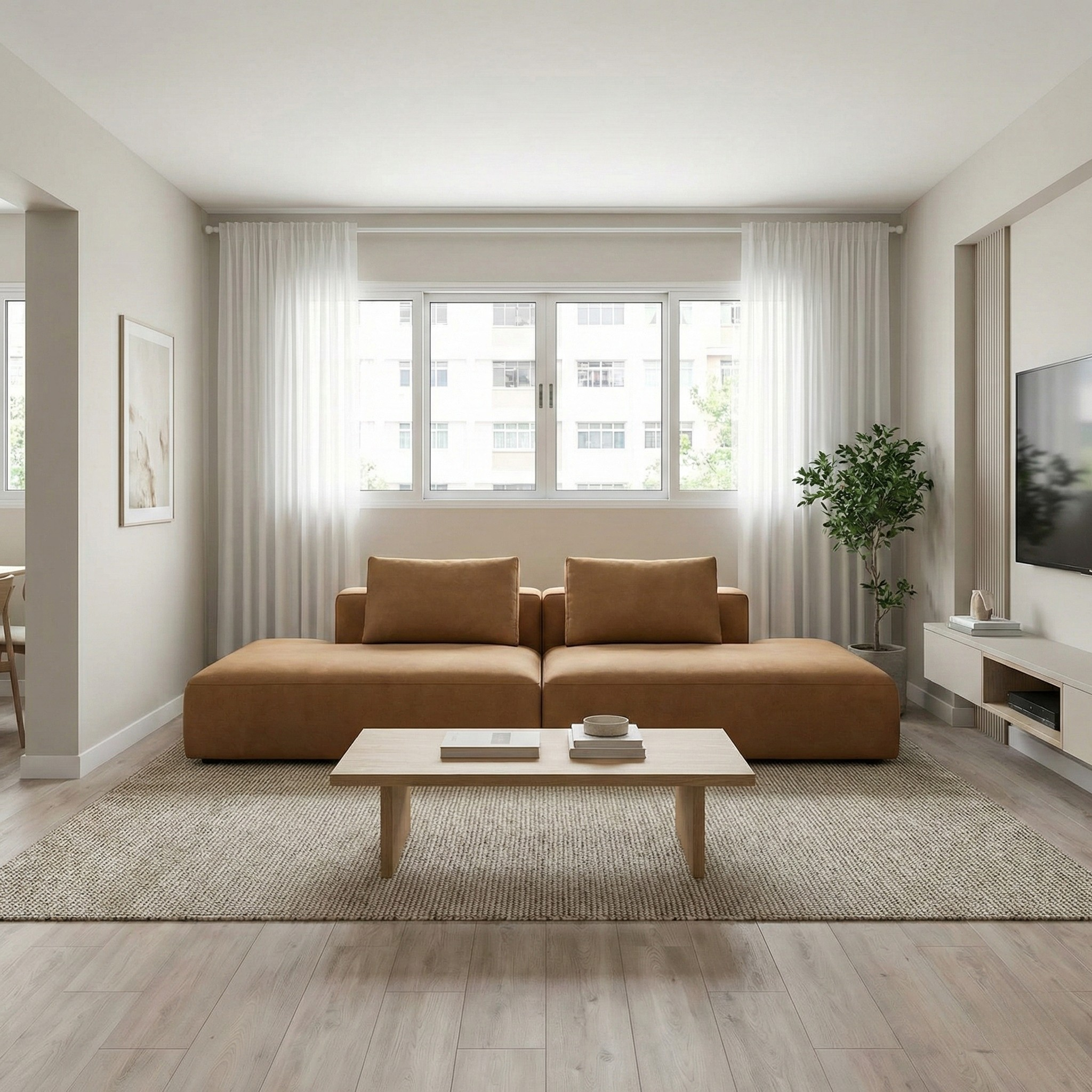 Vex Fabric Sofa
