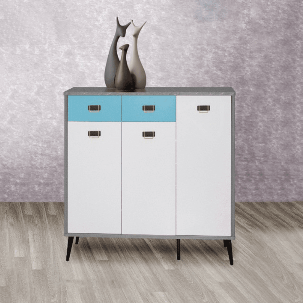Megafurniture | Walcy 3 Door Shoe Cabinet | Shoe Cabinet