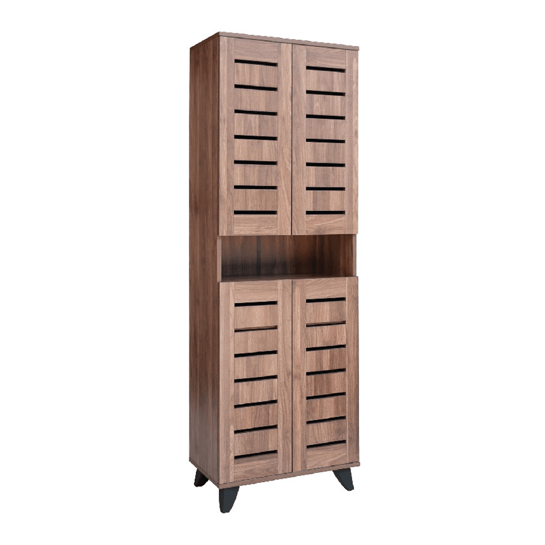 Megafurniture | Warrick Tall Wooden Shoe Cabinet (60cm) | Shoe Cabinet
