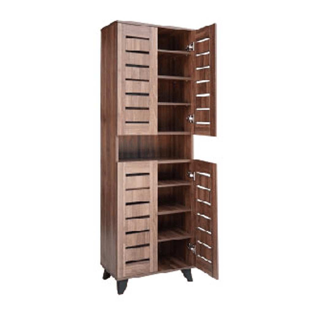 Megafurniture | Warrick Tall Wooden Shoe Cabinet (60cm) | Shoe Cabinet