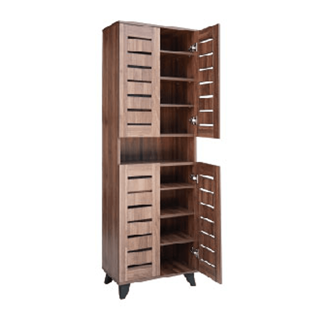 Megafurniture | Warrick Tall Wooden Shoe Cabinet (60cm) | Shoe Cabinet