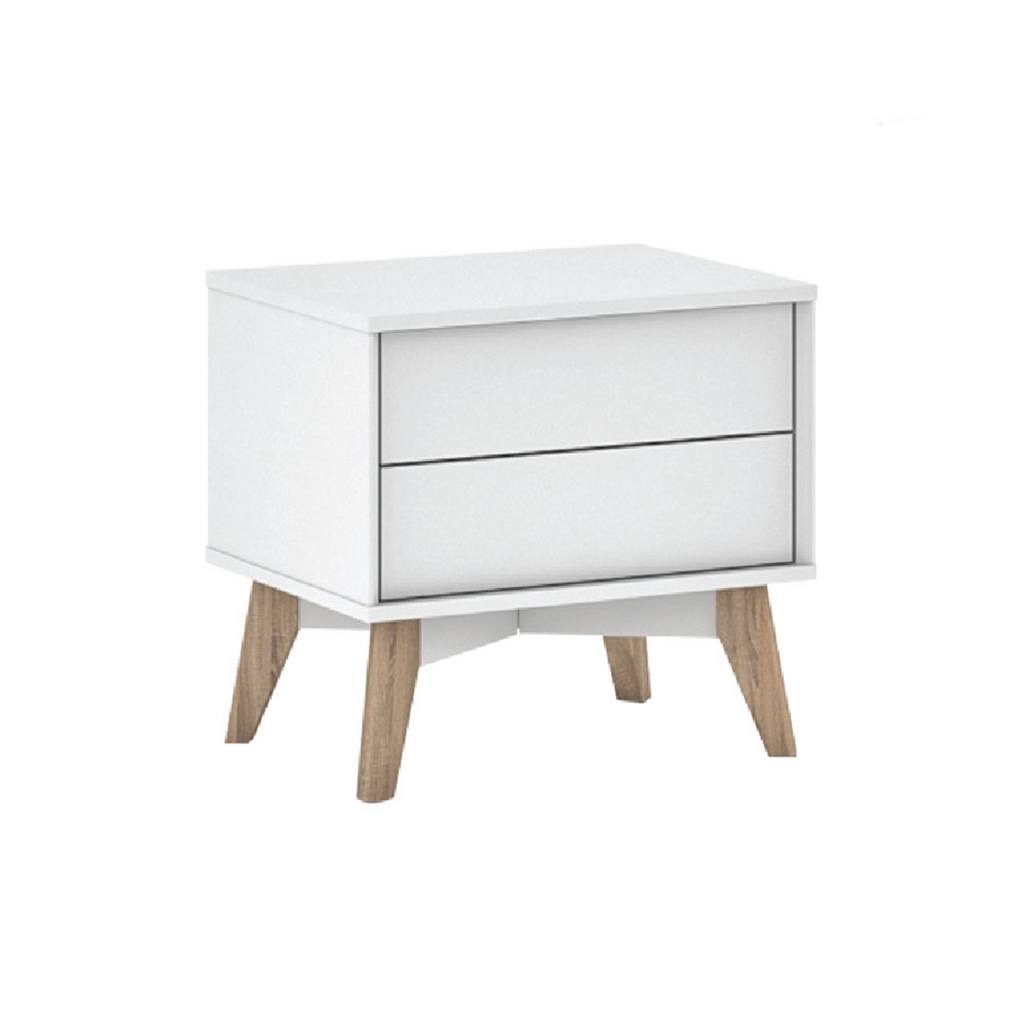 Megafurniture | Xandra White Bedside Table | Bedside Table