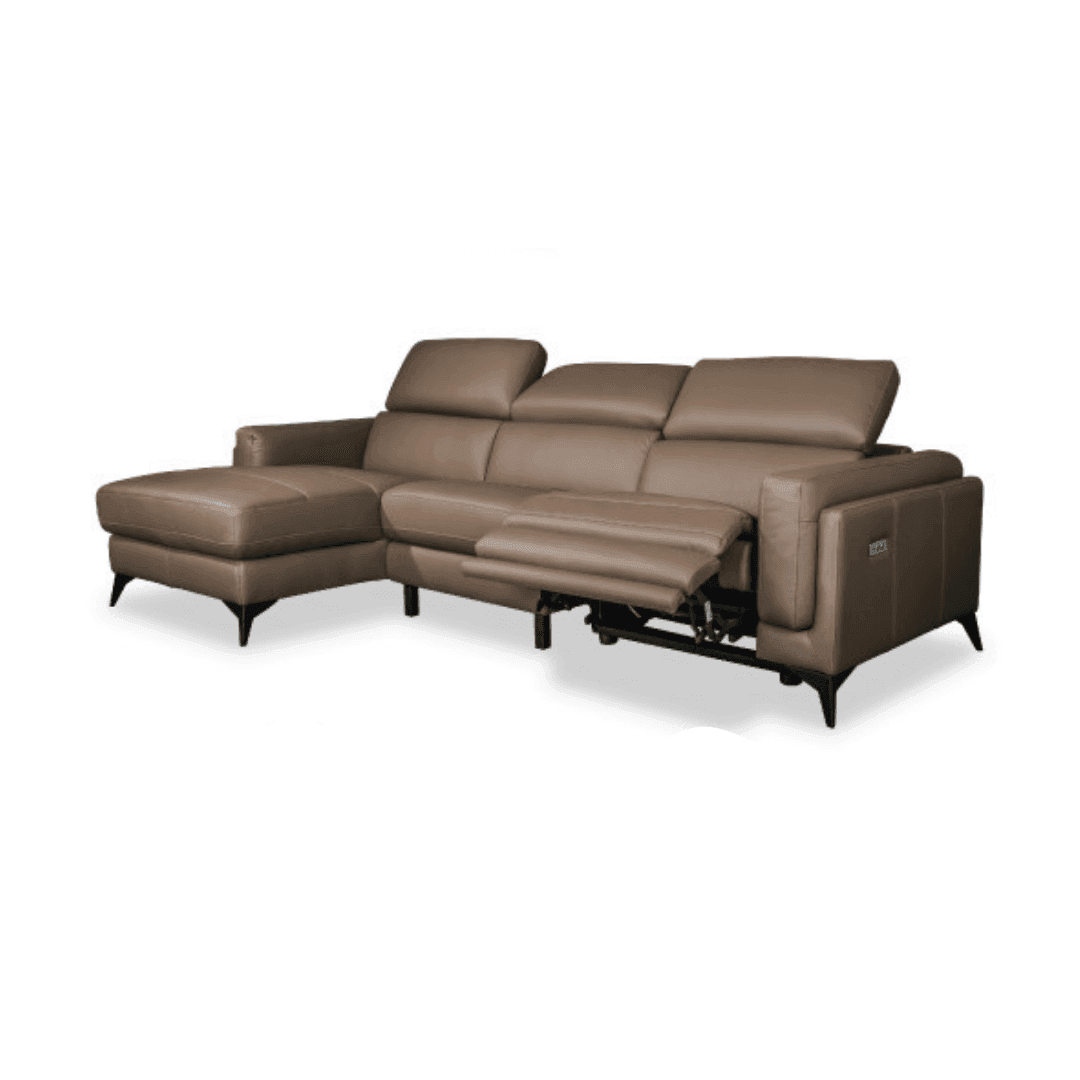 Yuma Genuine Leather Recliner Sofa