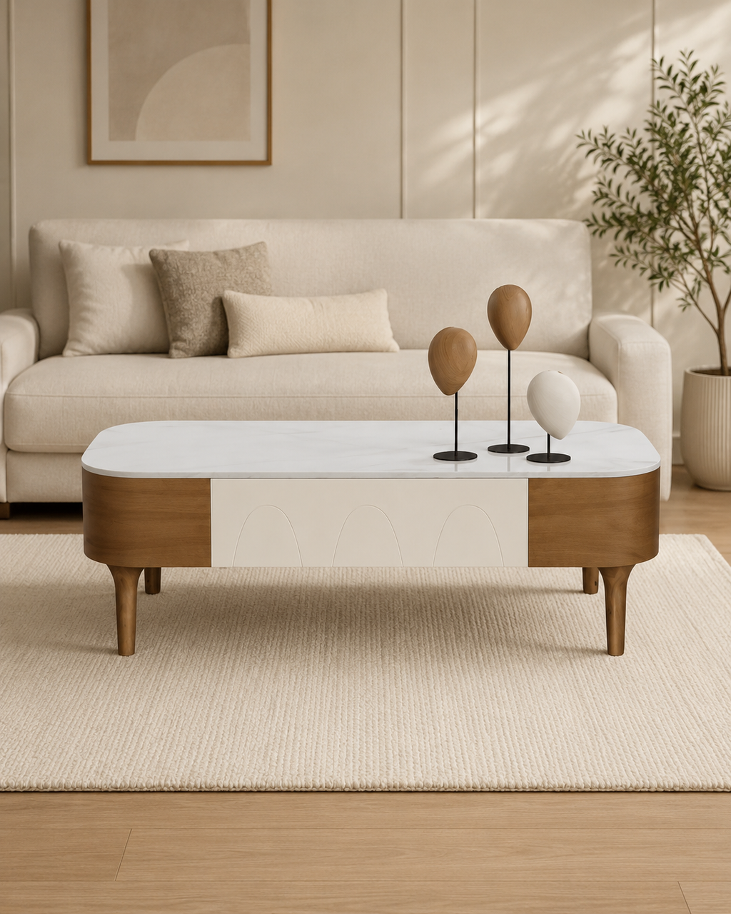 Valen Stone Coffee Table