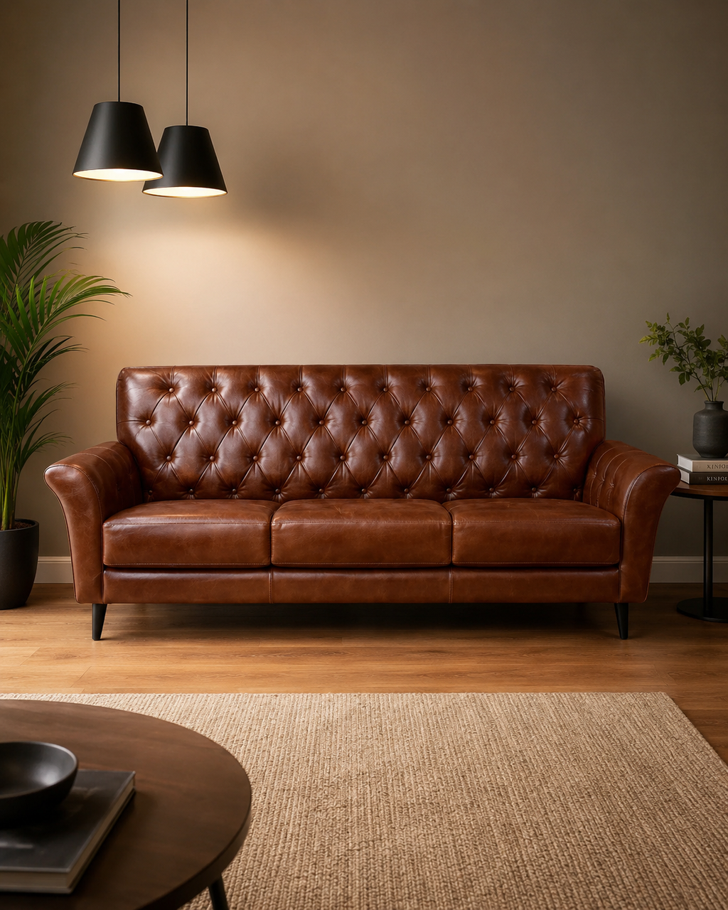 Westbury Faux Leather Sofa
