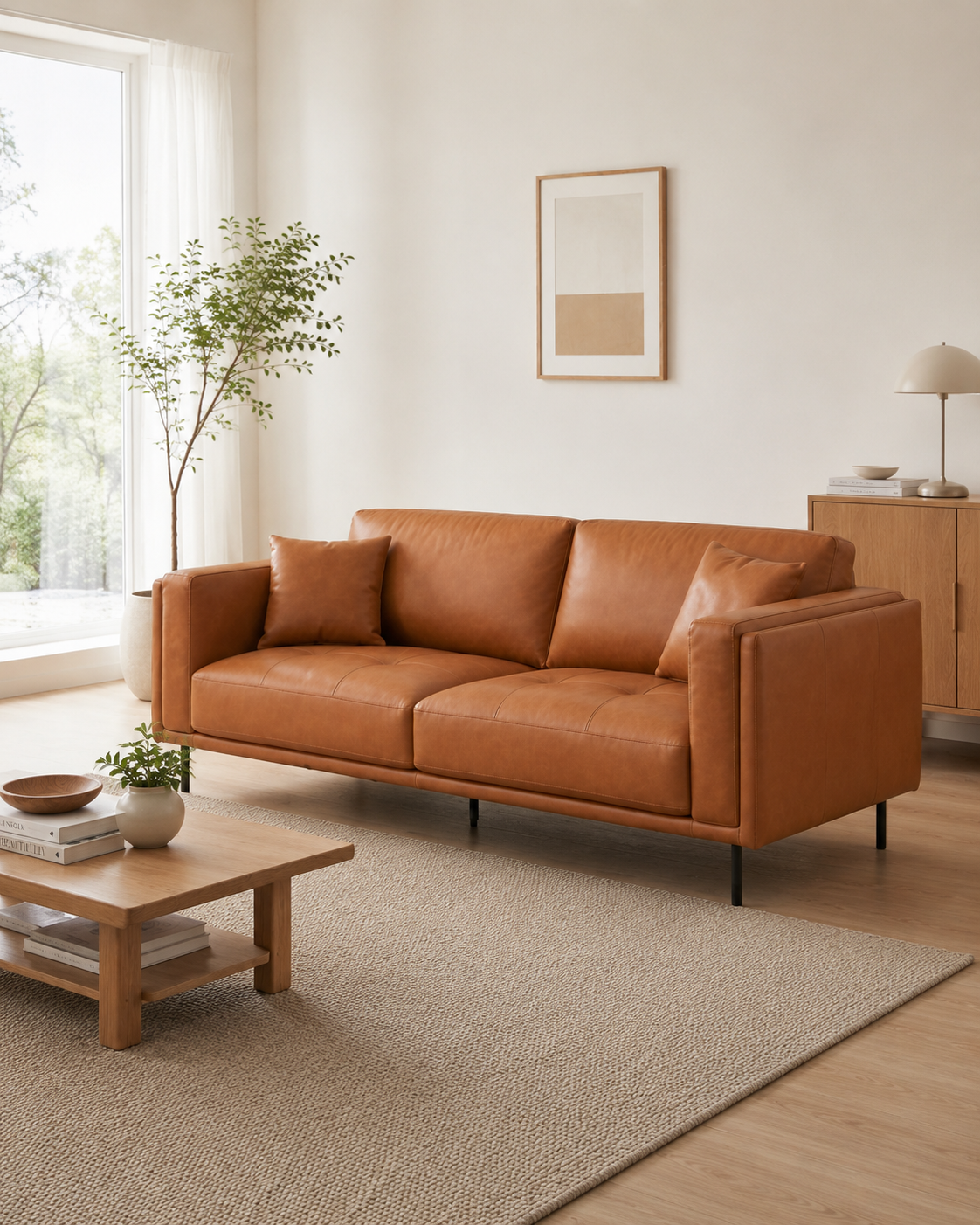 Aldric Leather Sofa