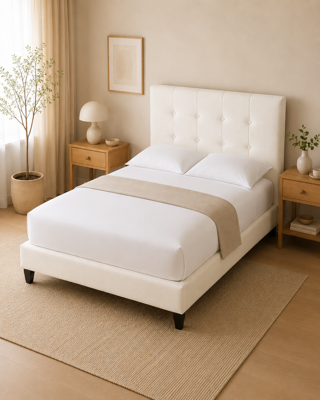 Mila Faux Leather Bed Frame