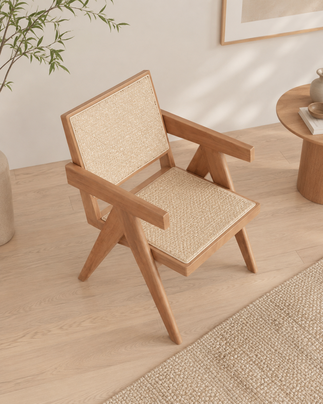 Arden Rattan Accent Chair