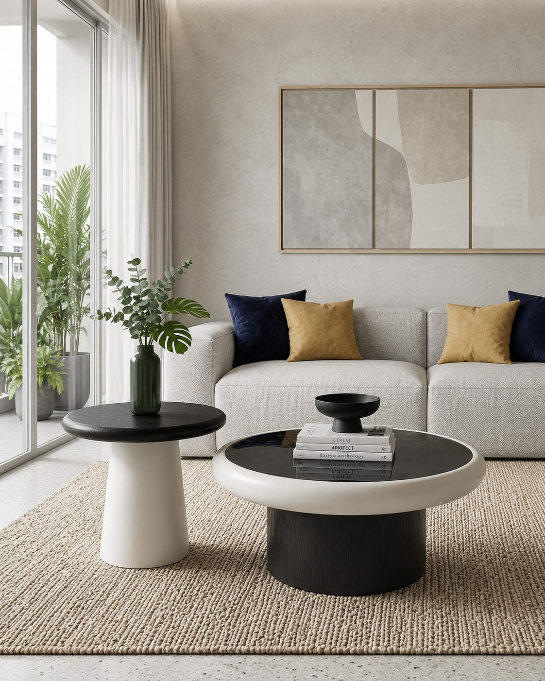 Orla Crystallised Stone Coffee Table
