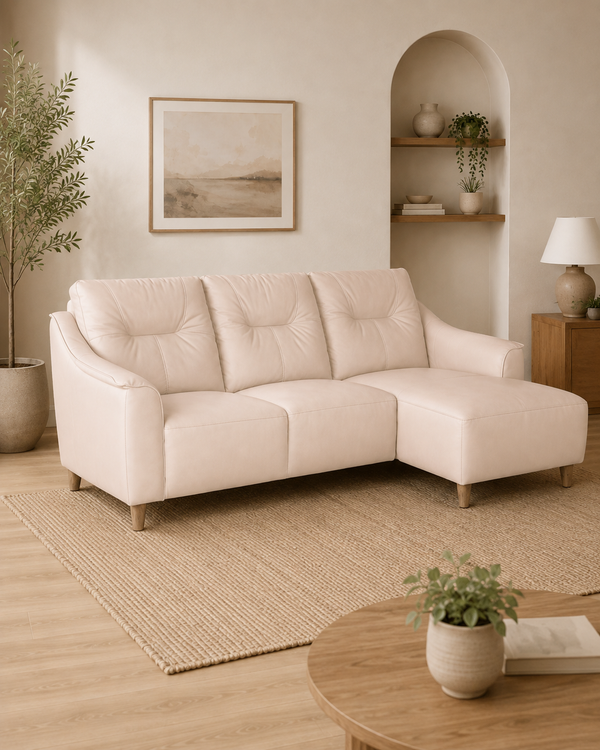 Wetherby Half Leather Sofa