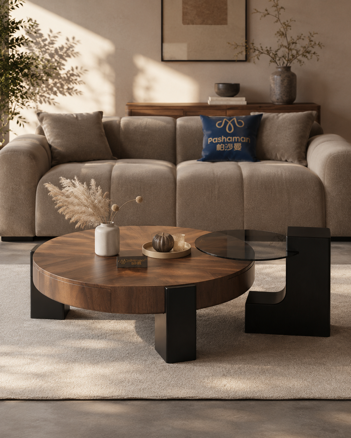 Kairo Walnut Coffee Table