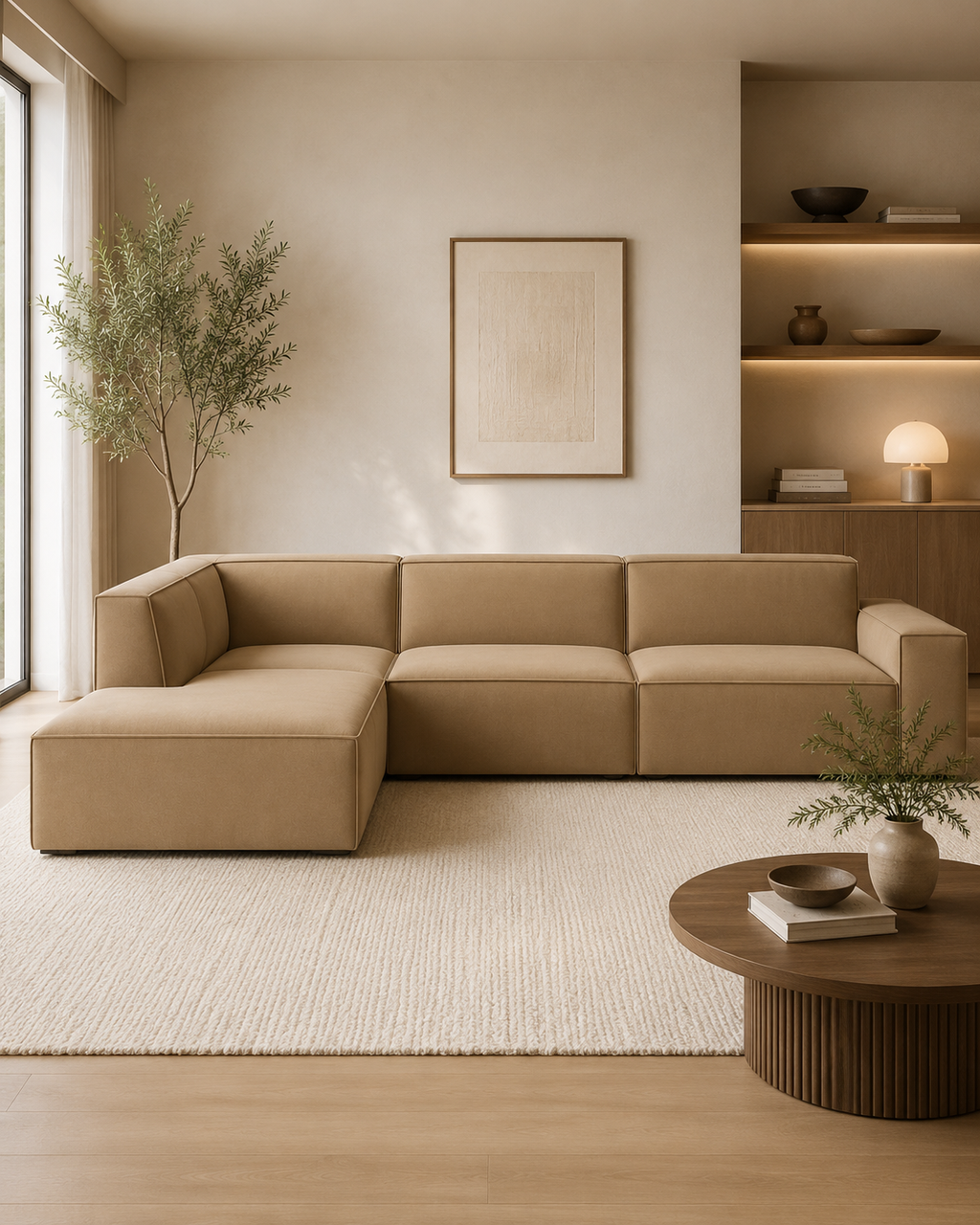 Farnham Fabric Corner Sofa (4 Seater)