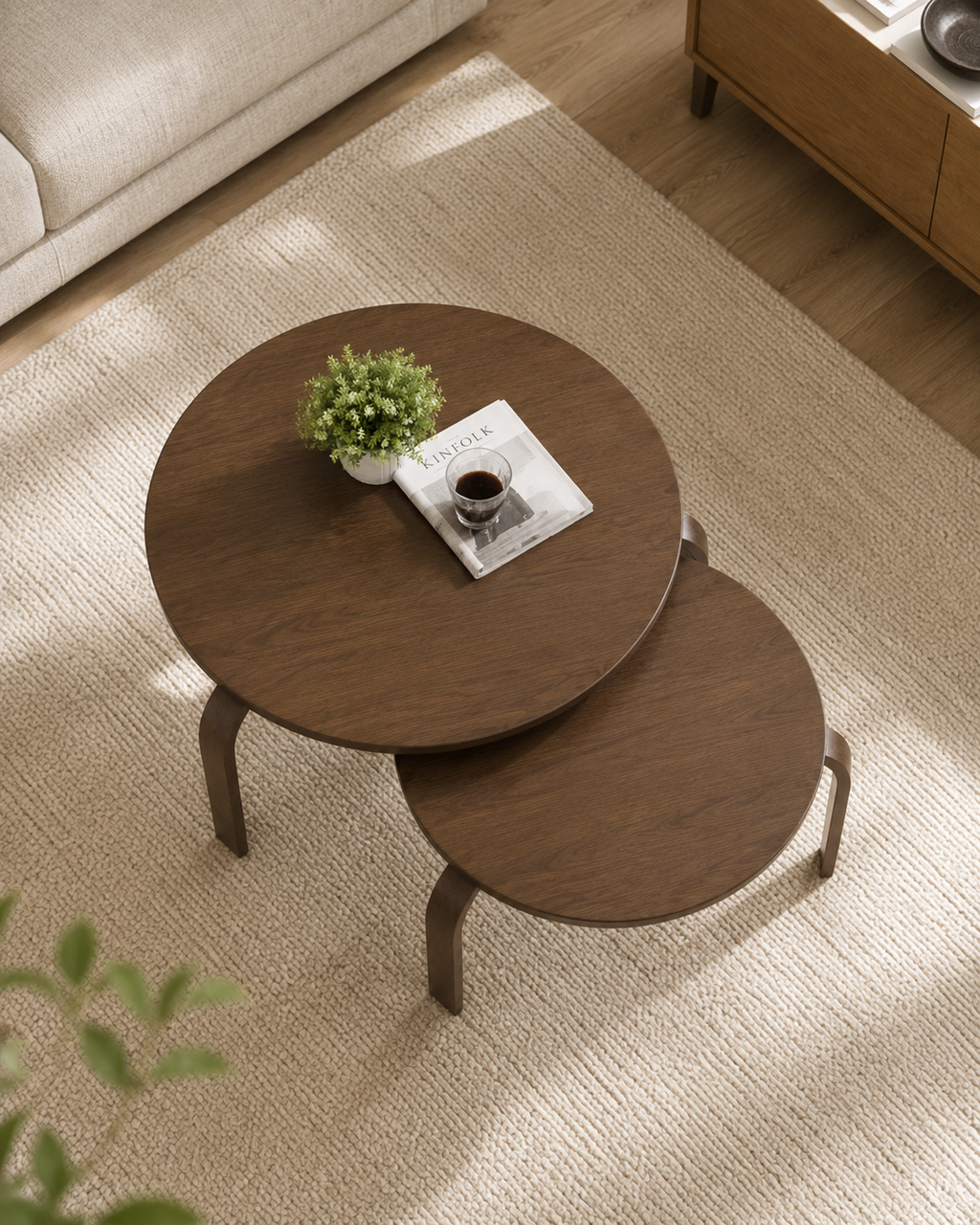 Orla Wooden Nesting Coffee Table