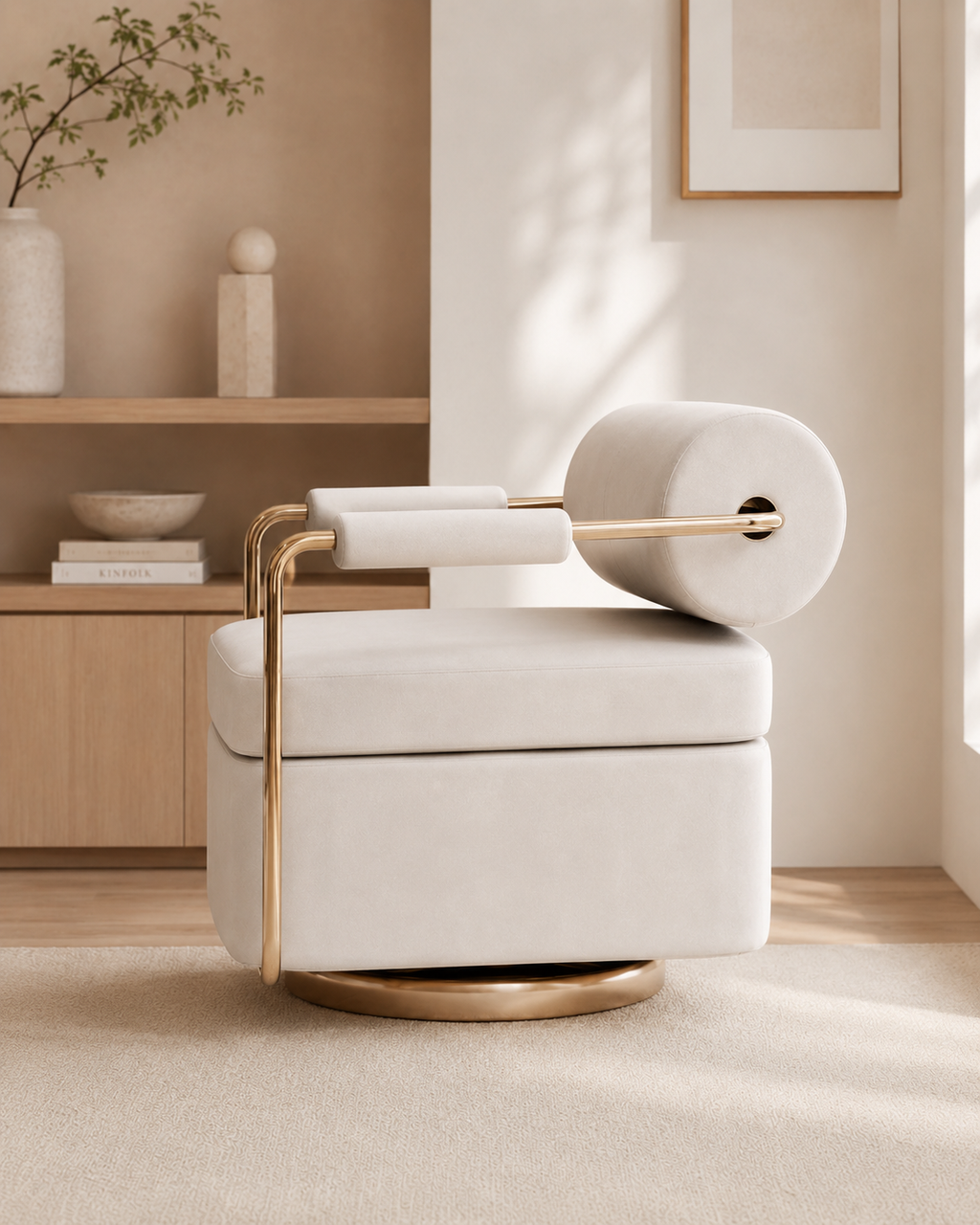 Lucerne Fabric Lounge Chair
