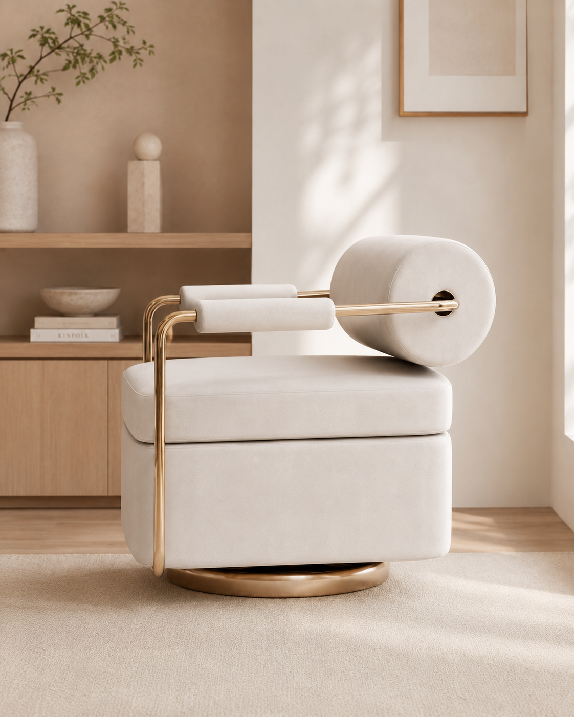 Lucerne Fabric Lounge Chair