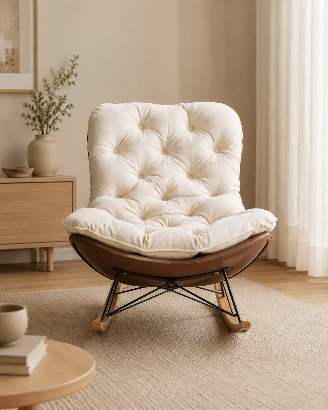 Morrow Fabric Rocking Chair