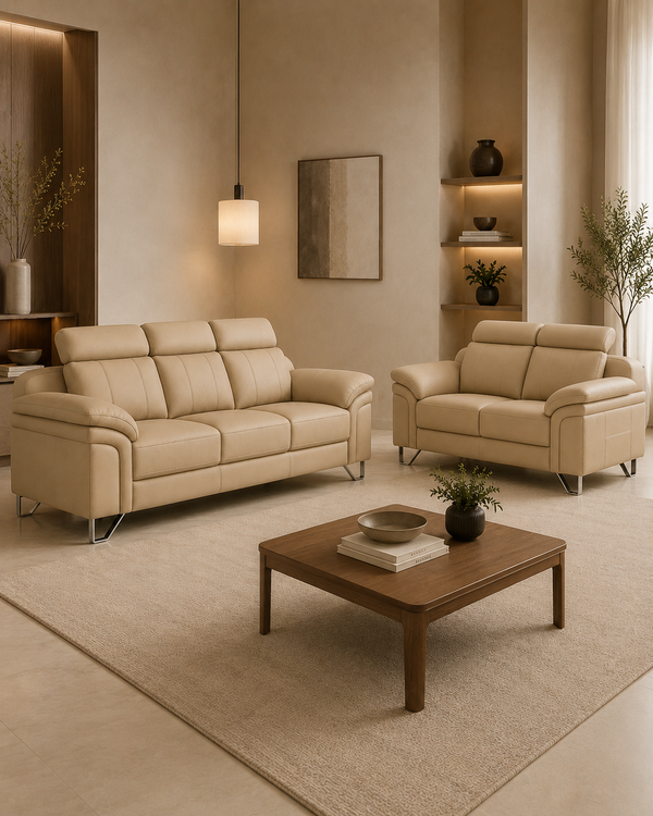 Moreland Genuine Leather Sofa