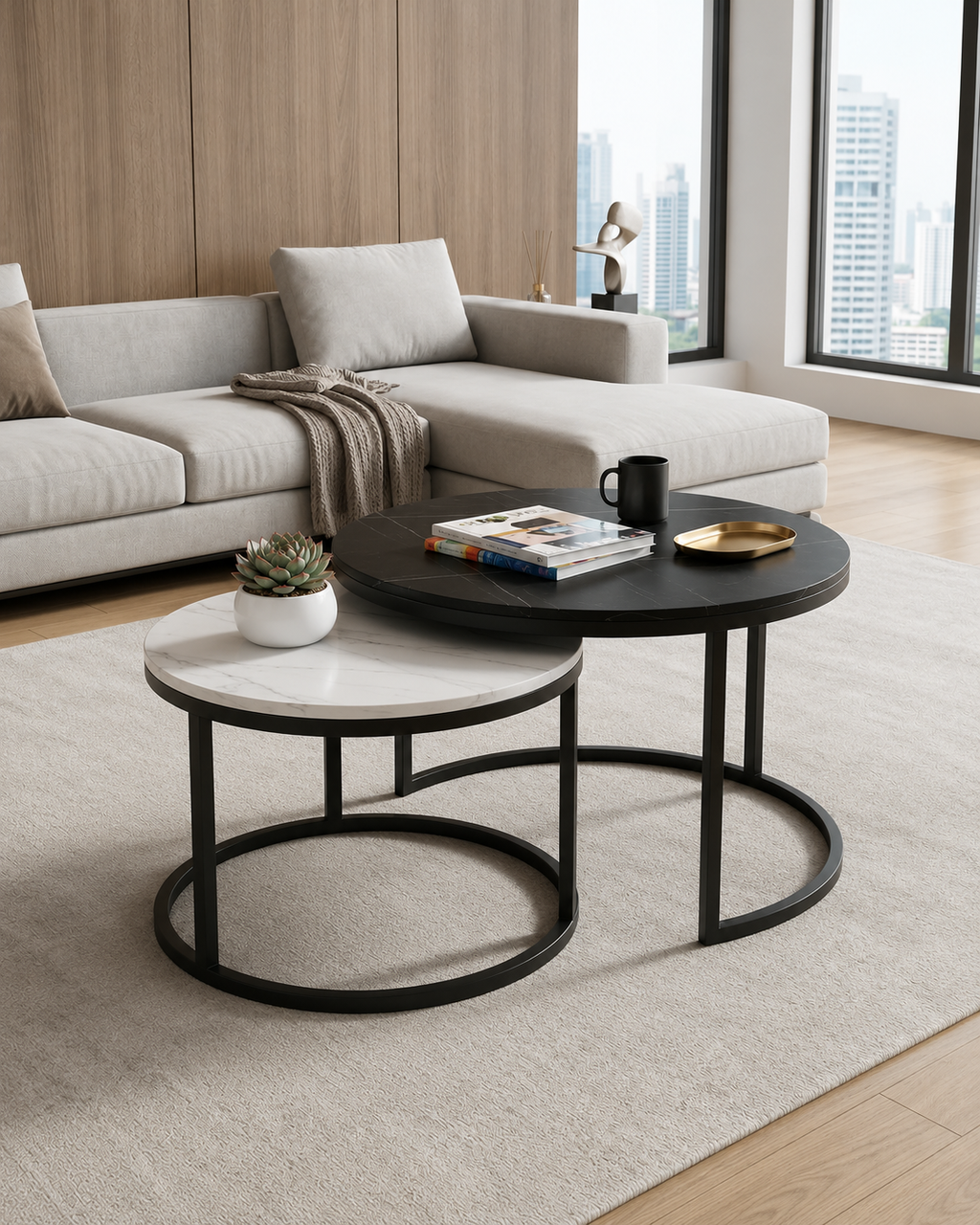 Lyra Sintered Stone Coffee Table