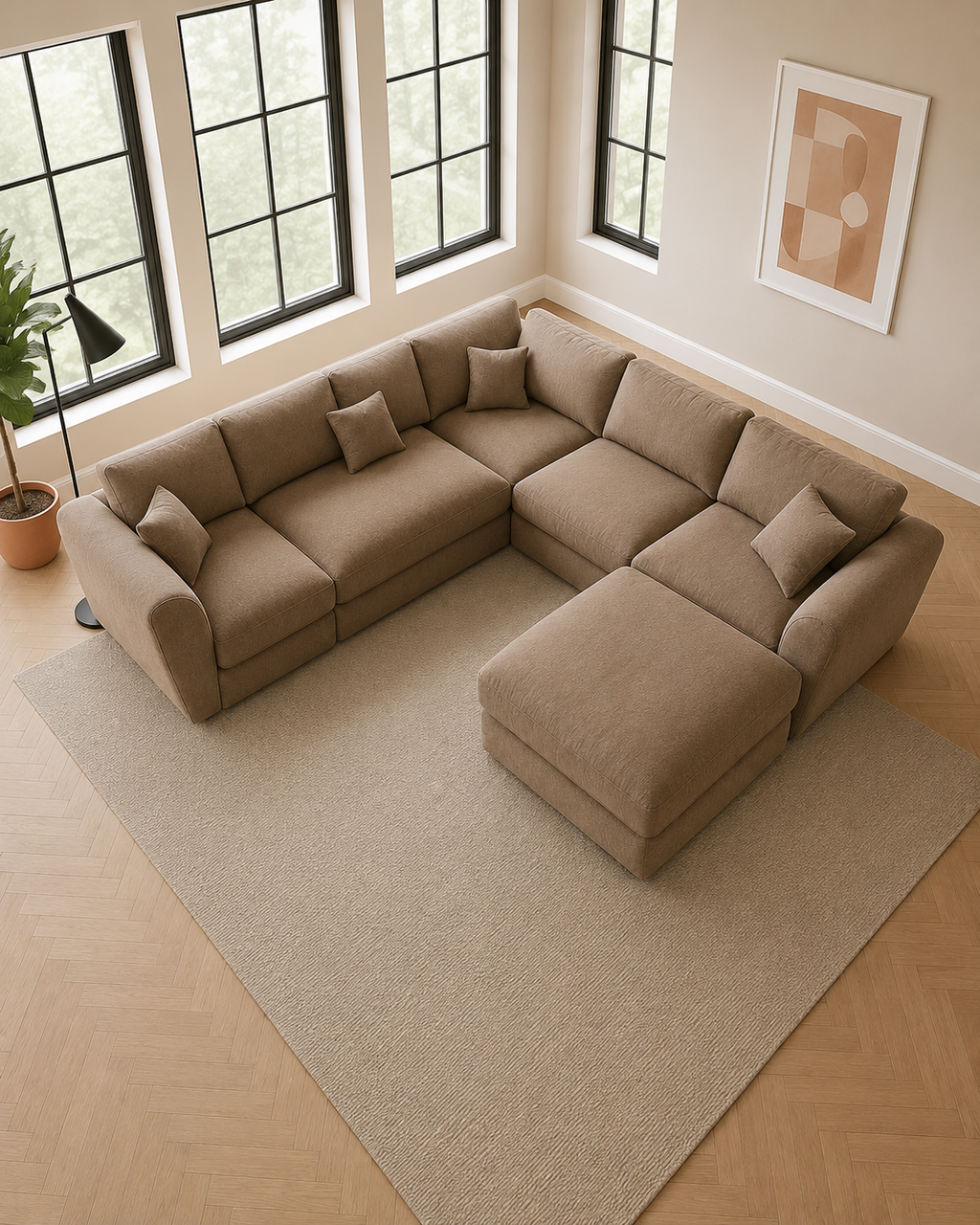 Soren Fabric Sectional Sofa