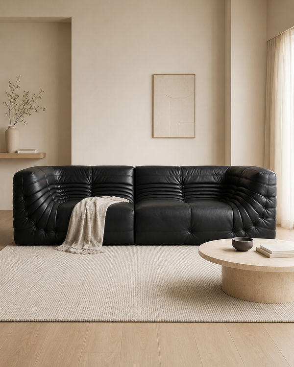 Axton Leather Modular Sofa