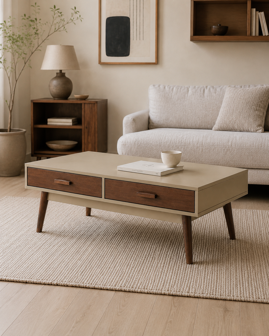 Elowen Wooden Coffee Table
