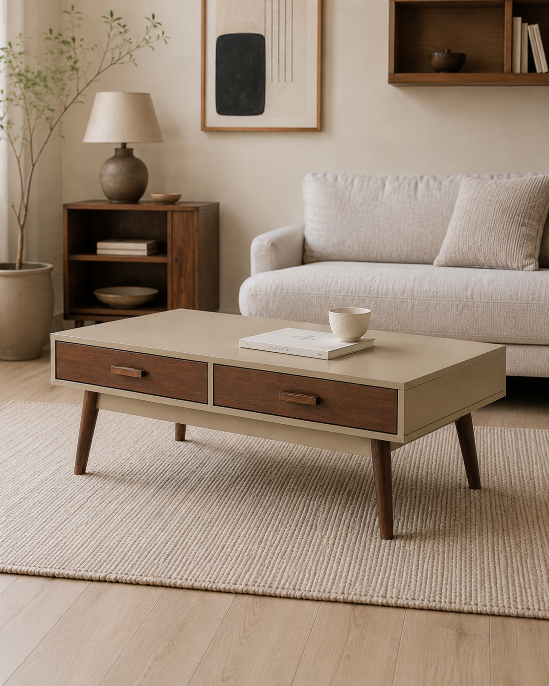 Elowen Wooden Coffee Table