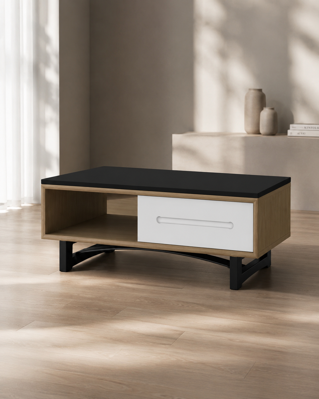 Kellan Lava Stone Coffee Table