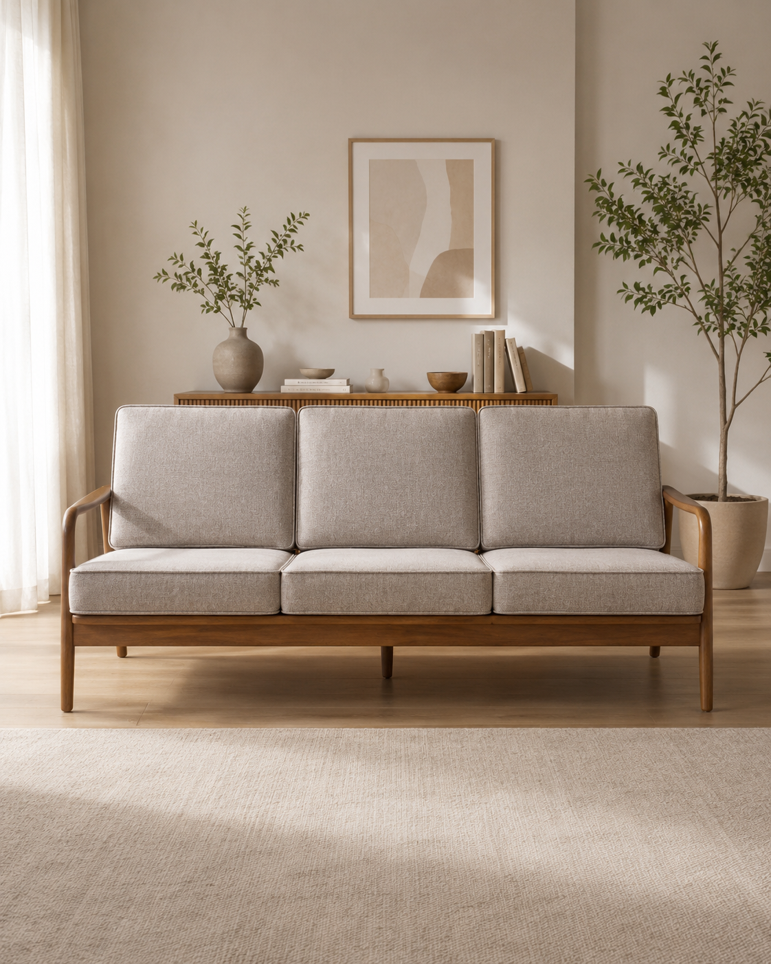 Lindor Wooden Sofa
