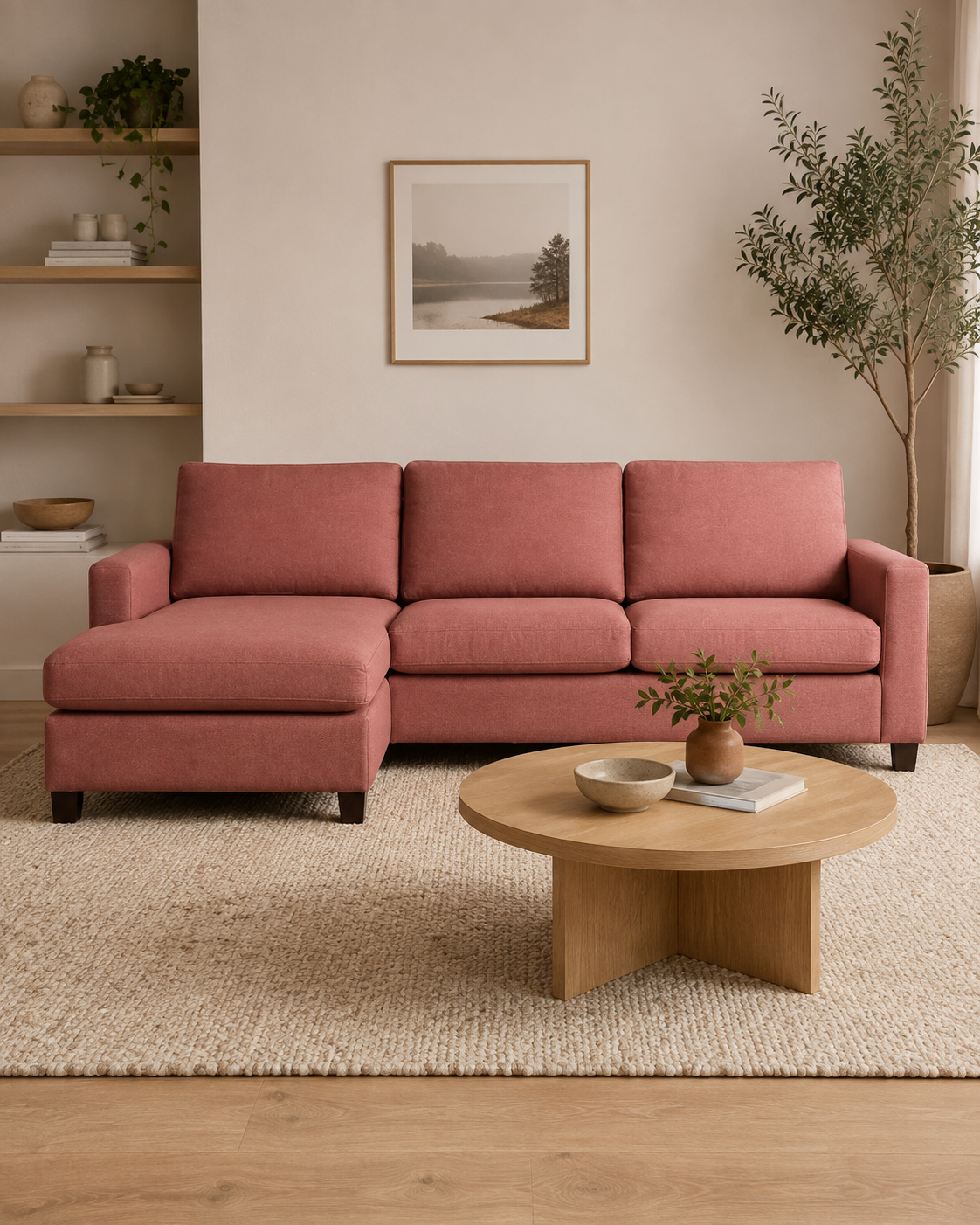 Sorevia Fabric Storage Sofa Bed