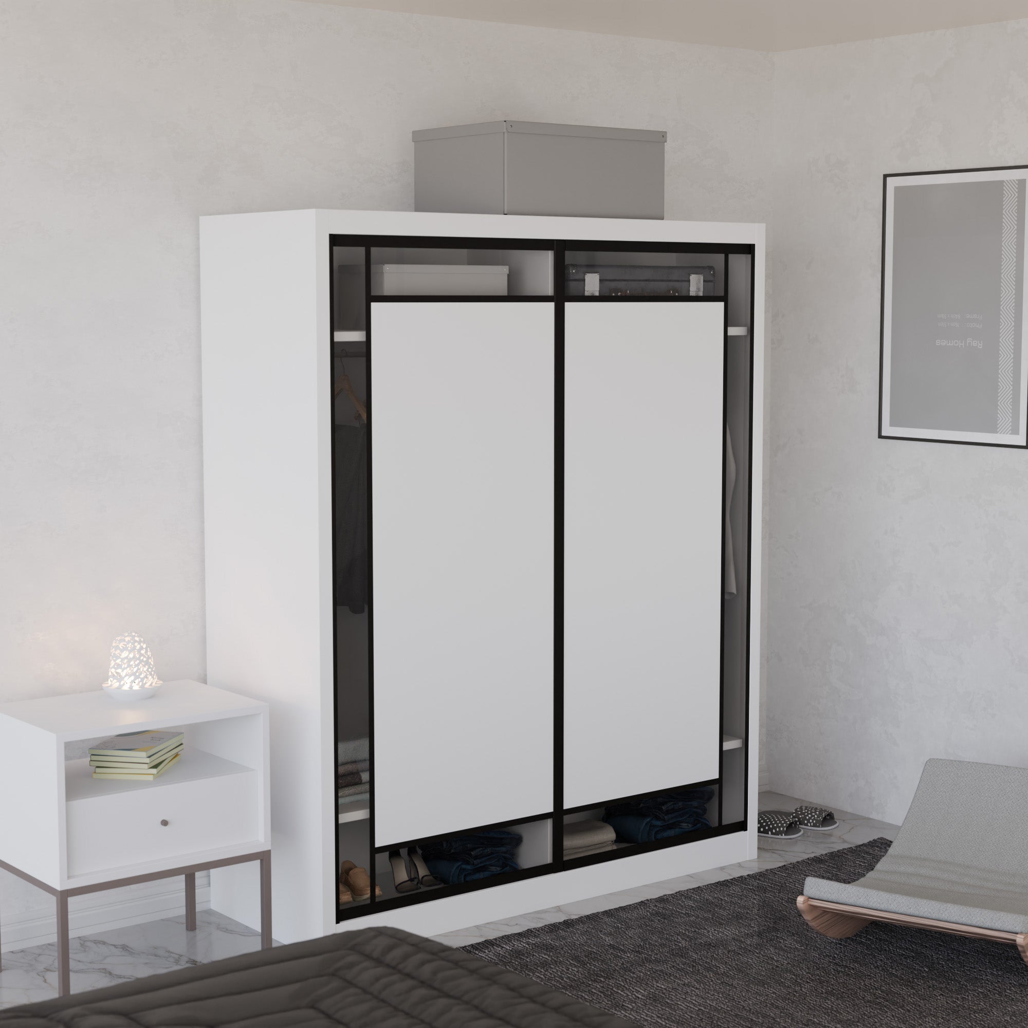 Megafurniture | Aldona Modular Wardrobe W01 | Modular Wardrobe