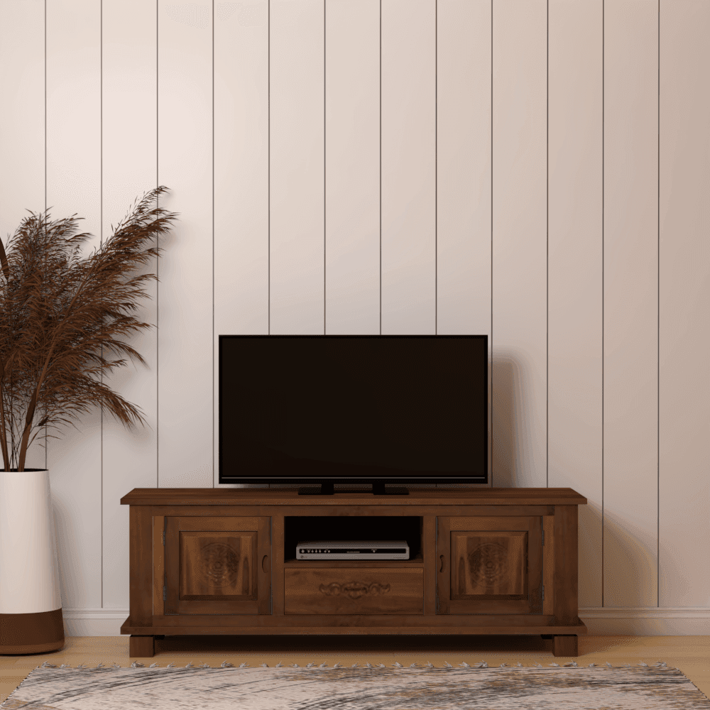 Megafurniture | Alfrida Teak Wood Tv Console | TV Console