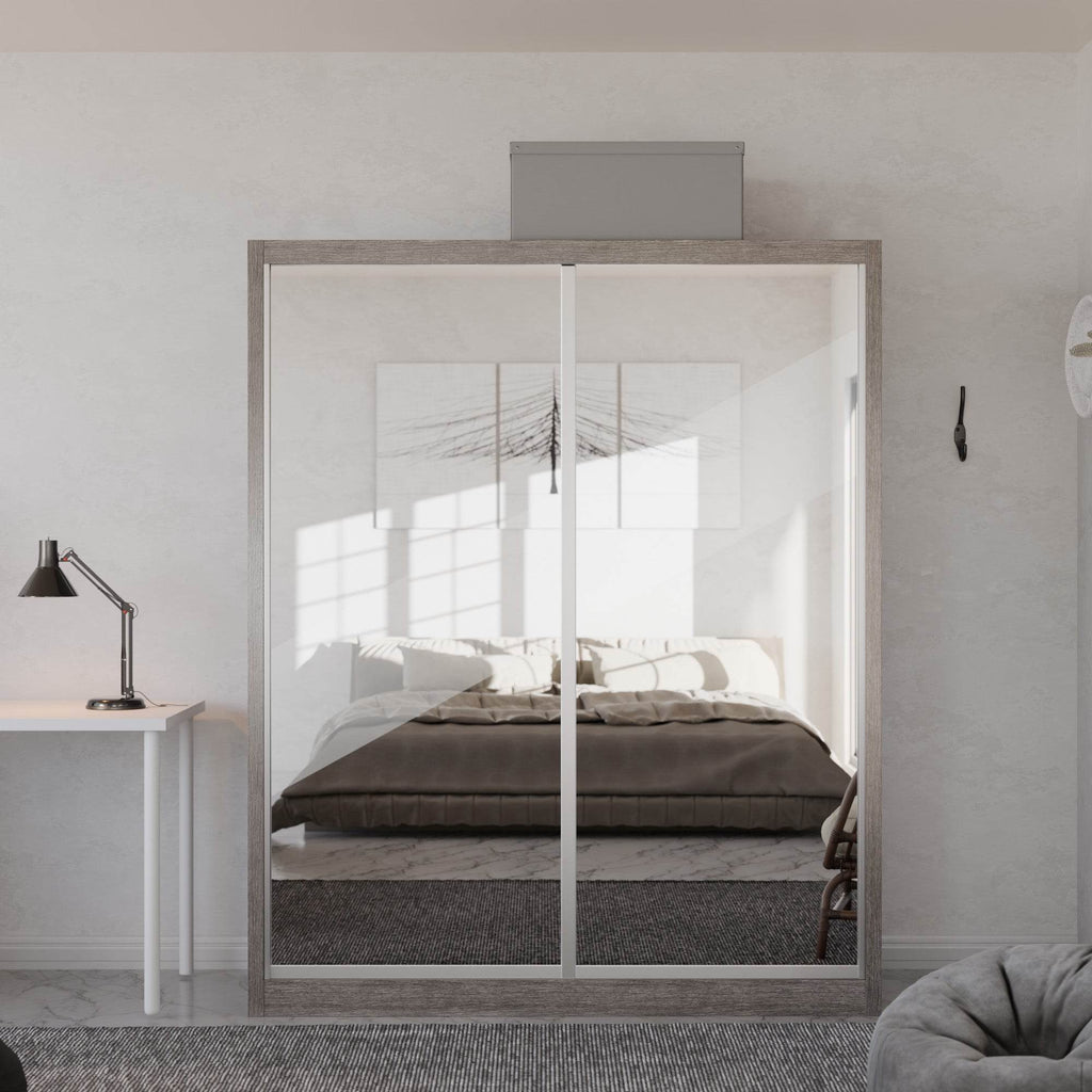 Amity Modular Wardrobe A03 (Clear Mirror)