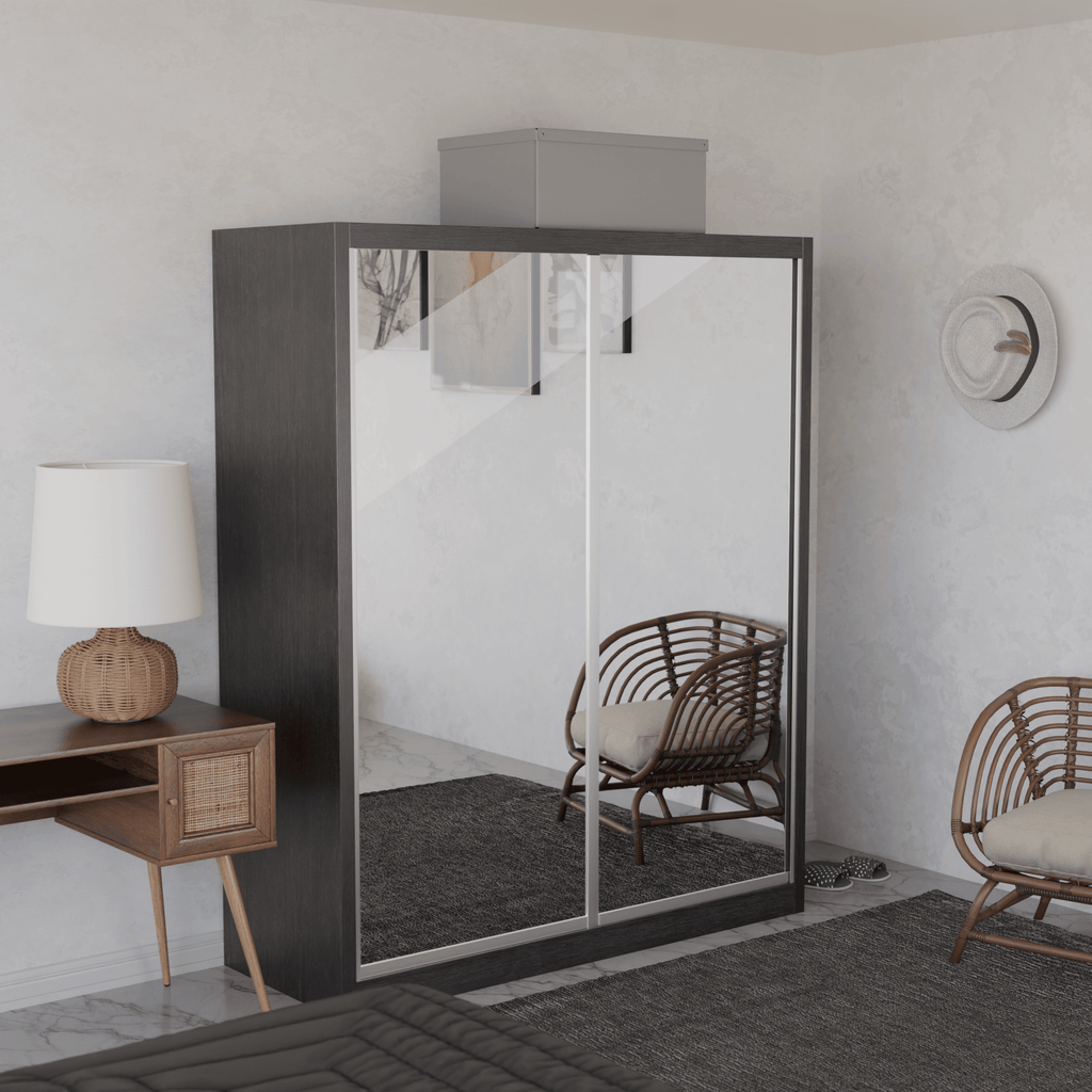Amity Modular Wardrobe A03 (Clear Mirror)