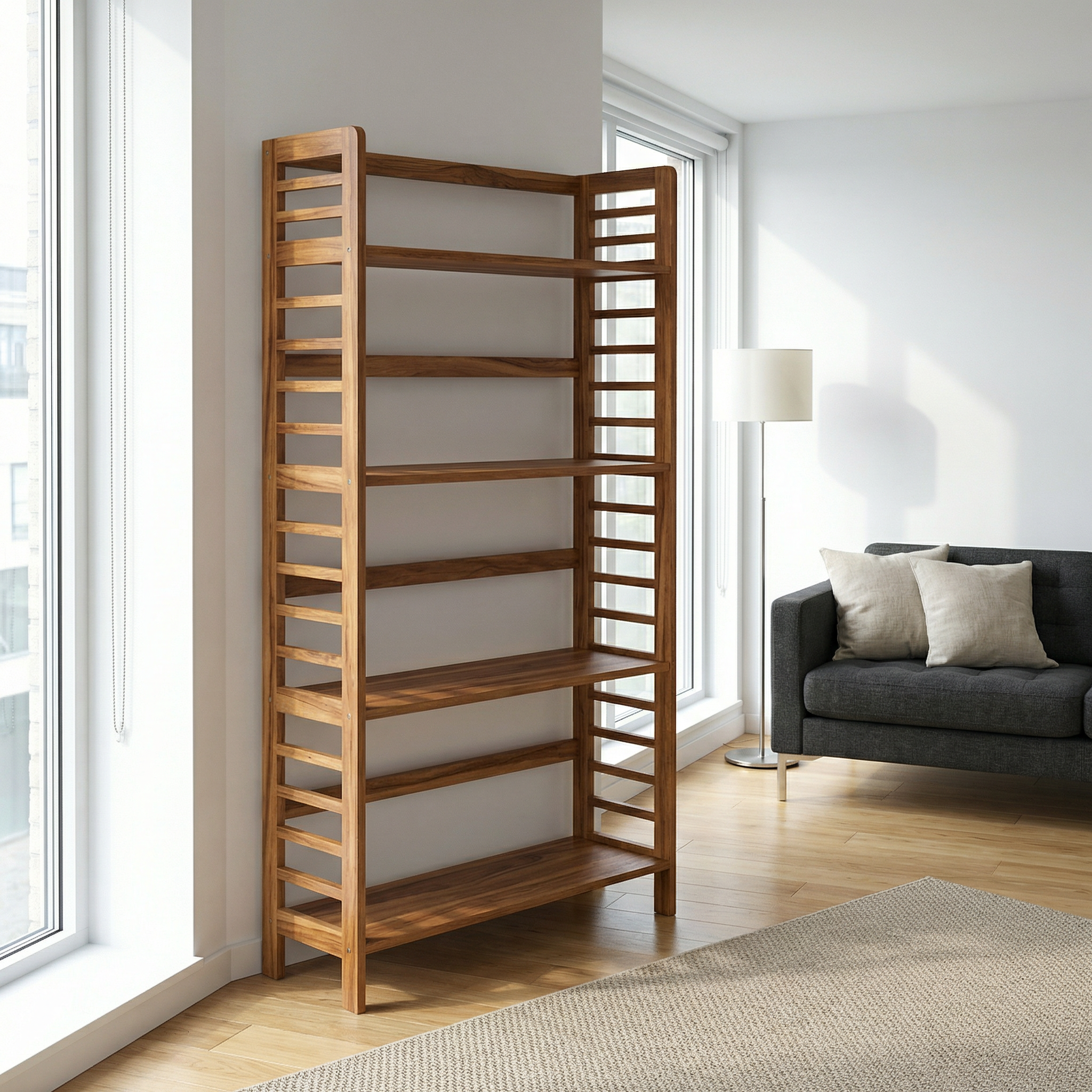 Arnatte Solid Wood Bookshelf