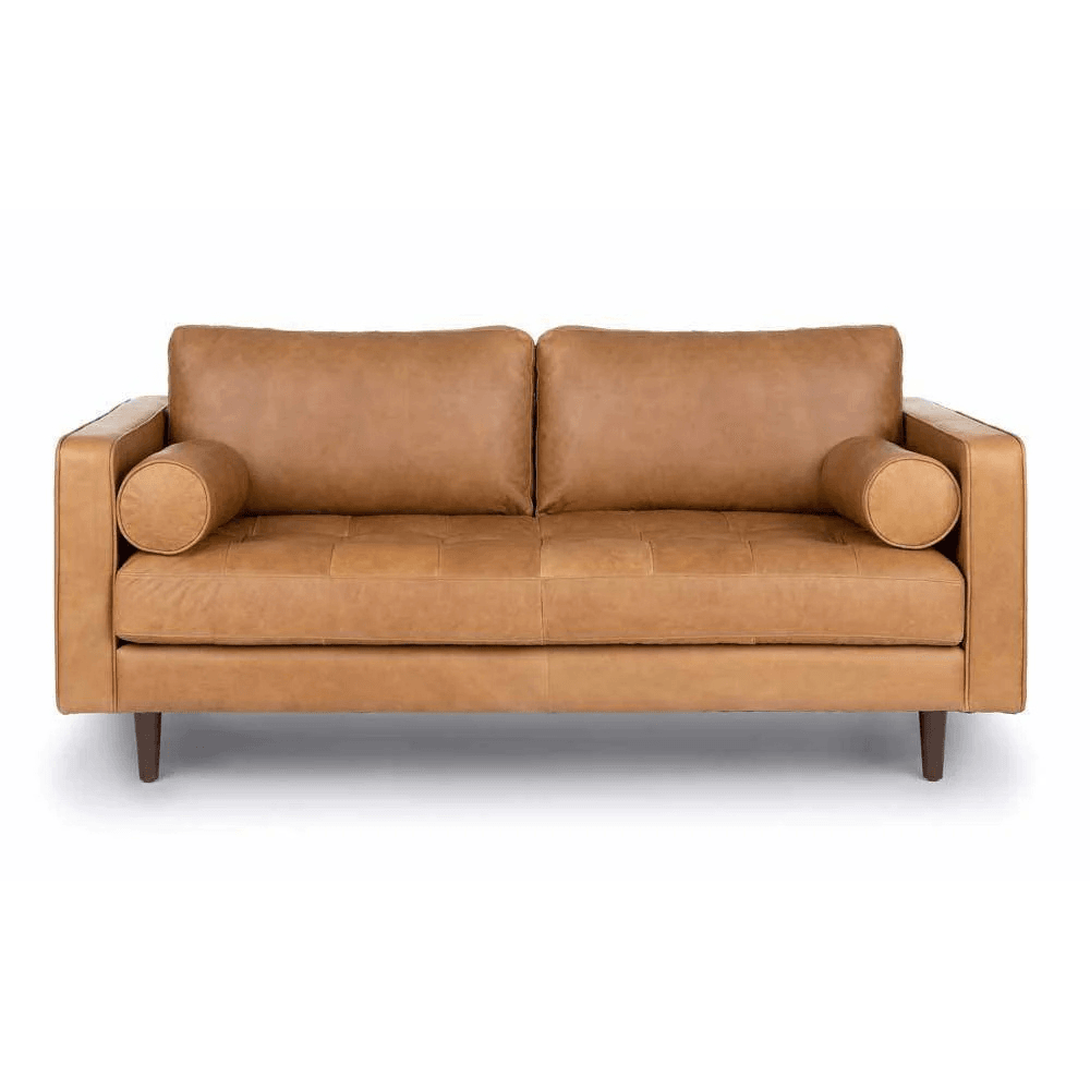 Ashla Faux Leather Sofa