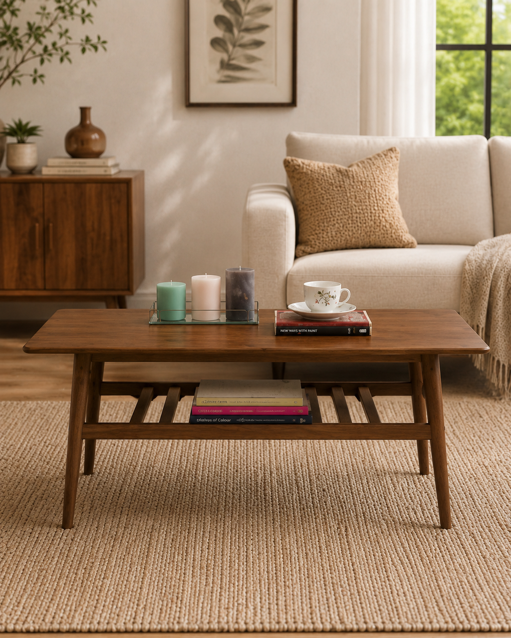 Keaton Wooden Coffee Table