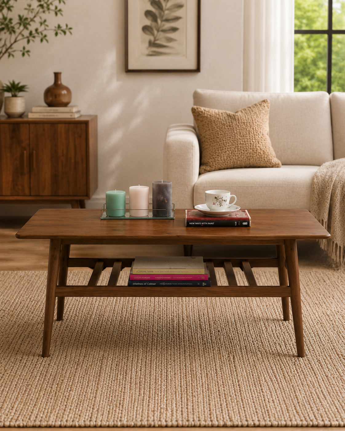 Keaton Wooden Coffee Table