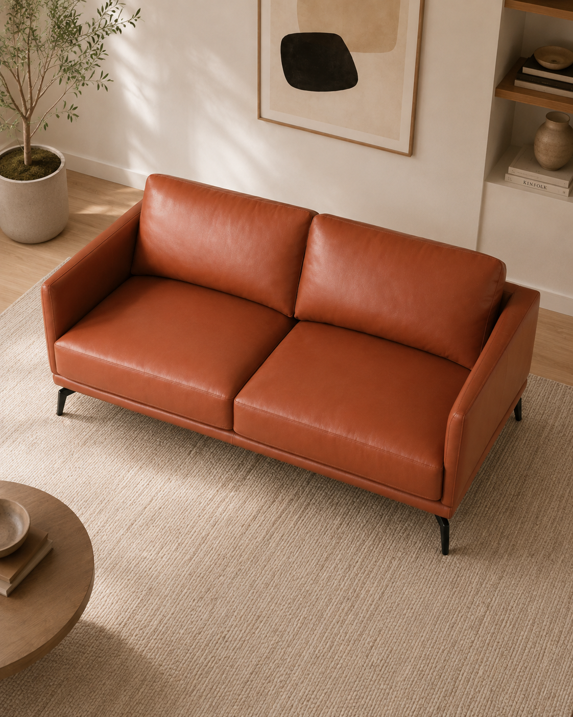 Redfern Genuine Leather Sofa